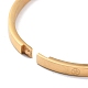 3 pièces 3 couleurs placage ionique (ip) 304 bracelets en acier inoxydable 12 constellations pour femmes BJEW-B055-03-4