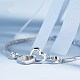 Gliederarmbänder aus klarem Zirkonia mit Messingeinlage BJEW-BB61014-A-3
