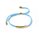 Bracelets ajustables en faux daim BJEW-JB04216-05-1