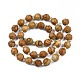 Chapelets de perles en jaspe avec images naturelles G-N326-100-06-2