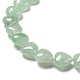 Natürlichen grünen Aventurin Perlen Stränge G-B022-11B-4