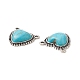 Synthetic Turquoise Pendants FIND-TADZ0001-01AS-3