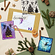 Globleland Hada de Navidad invierno sellos transparentes transparentes árbol de Navidad hojas de sellos en relieve sellos transparentes de silicona sello para álbumes de recortes y fabricación de tarjetas decoración artesanal de papel DIY-WH0372-0025-2