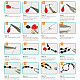 Sunnyclue 1 caja kit de suministros para hacer joyas de diy que incluye cuentas variadas DIY-SC0005-57-4