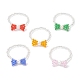 Fingerringe aus Glasperlen&nbsp;RJEW-MZ00032-3