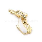 Латунные микро проложить кубического циркония подвески KK-Z098-07G-01