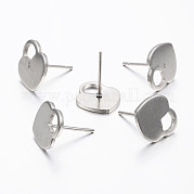 Серьги-гвоздики из нержавеющей стали марки 304 STAS-I071-16P
