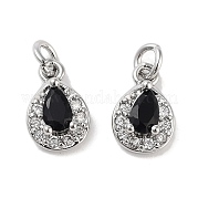 Латунные микро проложить кубического циркония подвески KK-B102-01P-02