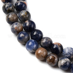 Natur Sodalith Perlen Stränge&nbsp;G-D481-12B