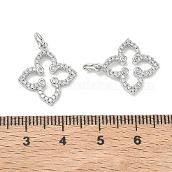 Shegrace Messing-Anhänger mit Mikropavé-Fassung aus klaren Zirkonia&nbsp;XGRQ3P670-637P