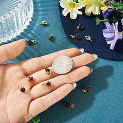 12 Stück 2 Stile Messing Micro Pave Zirkonia Charms&nbsp;KK-TA0008-70D