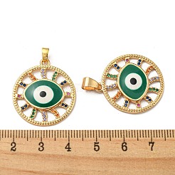 Veri pendenti in ottone placcato oro 18k&nbsp;KK-L209-010G-04