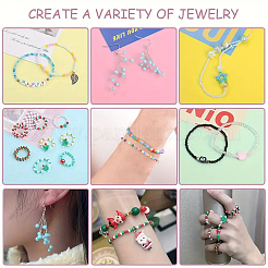 120 g 15 Farben DIY-Sets zur Herstellung von Armbändern aus runden Glasperlen&nbsp;SEED-YW0003-14