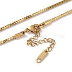 Colliers pendentifs en acier inoxydable 304&nbsp;NJEW-P302-01G