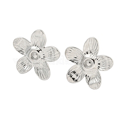 Accesorios para pendientes de acero inoxidable 304&nbsp;EJEW-O002-01P