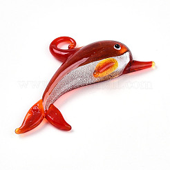Gros pendentifs vernissées manuels&nbsp;LAMP-T023-10E