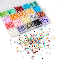 2780 Stück 20 Farben Backfarbe Glas Saatperlen&nbsp;SEED-TA0001-49