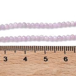 Natürliche Kunzit / Spodumen Perlen Stränge&nbsp;G-L651-C12-2mm-01