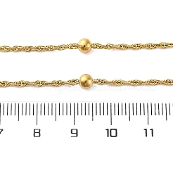 Colliers à chaîne ronde en acier inoxydable 304&nbsp;NJEW-C073-04G