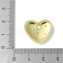 Pendentifs avec zircon cubiques à micro-pavés en laiton&nbsp;KK-P290-05G-01