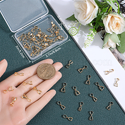 60 Stück Messing-Eispickel-Klemmbügel in 2 Größen&nbsp;KK-BBC0010-09