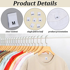 700 etiqueta de talla de ropa de poliéster&nbsp;DIY-CY0003-92B