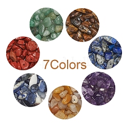 Perle di pietre preziose miste naturali da 101.5 g 7 colori&nbsp;G-YW0001-12