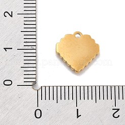 Strass-Anhänger aus Edelstahl 304&nbsp;STAS-M092-06G-01