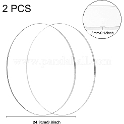 Plaque de pression acrylique transparente&nbsp;OACR-BC0001-03E