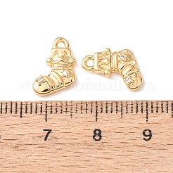 Pendentifs en laiton zircon cubique transparent&nbsp;KK-A284-17C-G
