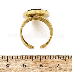 Offene Manschettenringe aus 304 Edelstahl für Damen&nbsp;RJEW-K248-14G