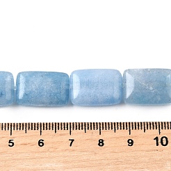 Natürlich gefärbte Quarzimitat-Aquamarin-Perlenstränge&nbsp;G-S386-A10