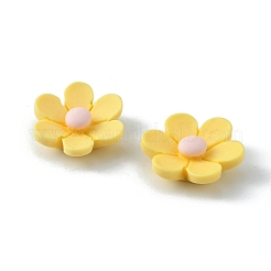 Cabochons en résine opaque&nbsp;RESI-WH0026-75C-01