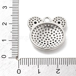 Pendentifs avec zircon cubiques à micro-pavés en laiton&nbsp;KK-L228-15P