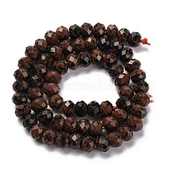 Natur Mahagoni Obsidian Perlen Stränge&nbsp;G-K380-A15-01