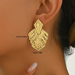 Boucles d'oreilles pendantes en acier inoxydable 201&nbsp;AA4411-2