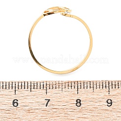 Offene Manschettenringe aus Edelstahl 304&nbsp;LS-RJEW-D337-01A-G