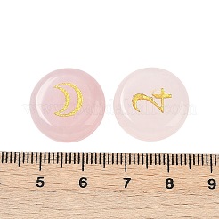 10 Stück 10 Stile natürliche Rosenquarz-Cabochons&nbsp;G-G193-03E
