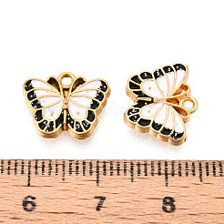 Anhänger aus Edelstahl 304 und Emaille-Glitzerpulver&nbsp;STAS-T064-85G-02