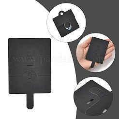 50 carte de présentation rectangulaire pliable en papier pour bijoux (bagues)&nbsp;CDIS-FS0001-31B