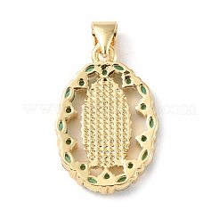Ottone micro spianare pendenti zirconi&nbsp;X-KK-P233-05G-01