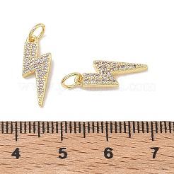 Pendentifs en laiton zircon cubique transparent&nbsp;KK-D289-08G