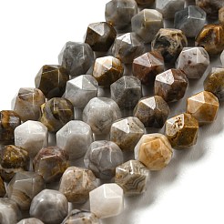 Fili di perle di agata naturale gobi&nbsp;G-NH0012-B03-02