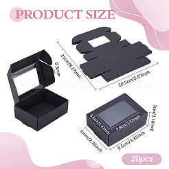 Boîtes à cadeaux en carton&nbsp;CON-WH0085-102B