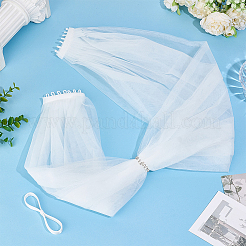 1 chal de poliéster para vestido de novia&nbsp;AJEW-GF0015-30