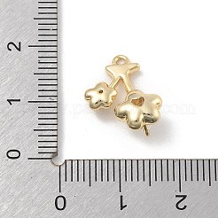 Ottone micro spianare pendenti zirconi&nbsp;KK-D283-15G