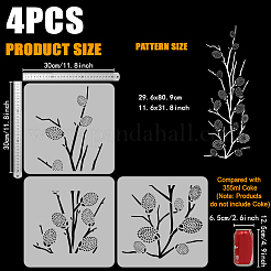 3 stücke 3 arten haustier aushöhlen zeichnung malschablonen&nbsp;DIY-WH0394-0321