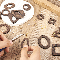 Kit de fabrication de boucles d'oreilles géométriques à faire soi-même&nbsp;DIY-TA0005-31
