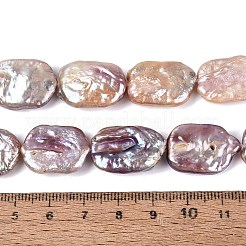 Natürliche Barock Keshi Perlen Stränge&nbsp;PEAR-S020-K12