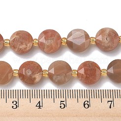 Natürliche Multi-Mondstein-Perlenstränge&nbsp;G-C116-A188-01